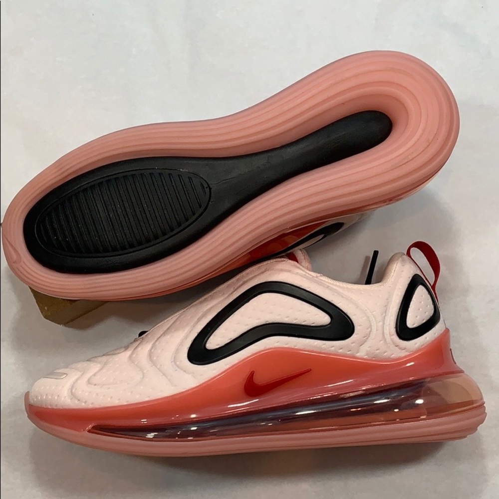 NIKE AIR MAX 720 Light Soft Pink/Gym Red - Picture 7 of 16